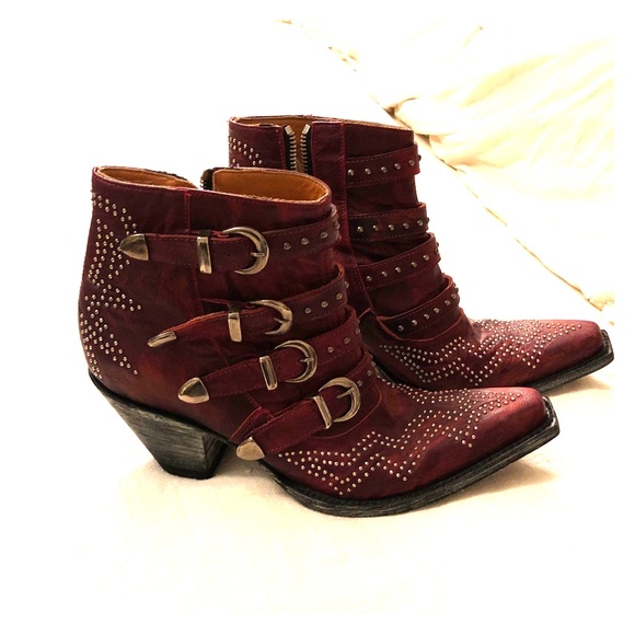 Old Gringo Shoes - Old Gringo Red Leather Booties
